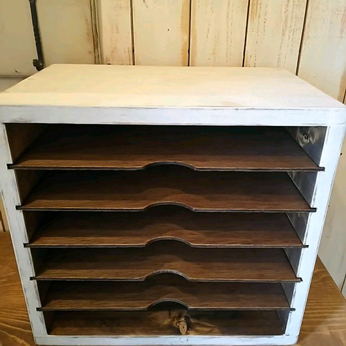 シャビーホワイト 書類キャビネット シャビーホワイト 書類キャビネット