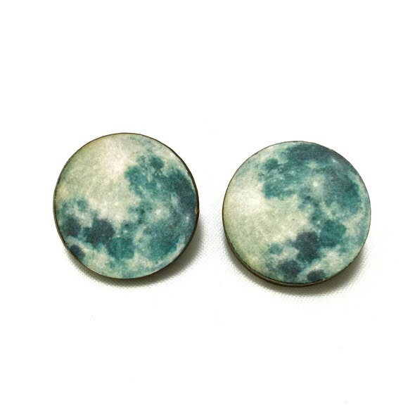 【HORNET Tokyo】Earth Blue Moon Earrings 1枚目の画像