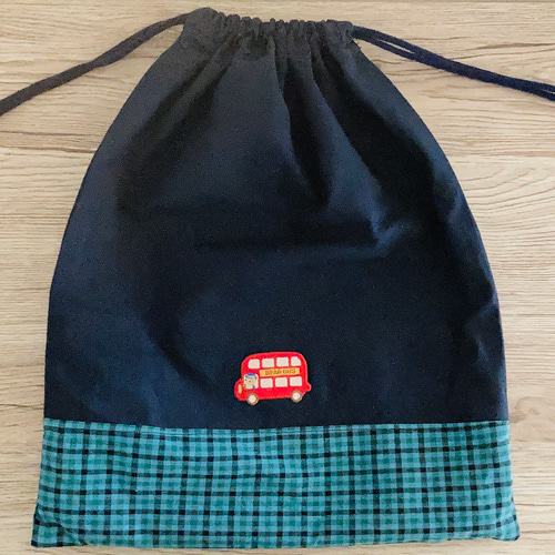 ファミリア風 体操着入れ ハンドメイドコップ入れ（マチ付）ティッシュ