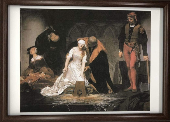 ポール・ドラローシュ レディ・ジェーン・グレイの処刑 A4 ポスター