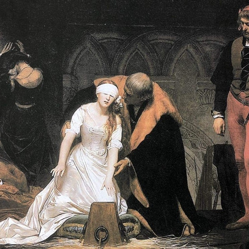 ポール・ドラローシュ レディ・ジェーン・グレイの処刑 A4 ポスター