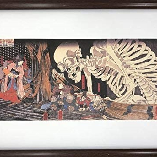 浮世絵パネル 相馬の古内裏　40×90㎝ 三枚続　歌川国芳 相馬の古内裏 | 歌川国芳 | 収蔵品詳細 | 作品を知る | 東京富士