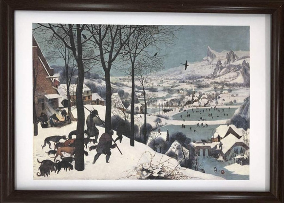 【特大複製名画】ピーテル・ブリューゲル「雪中の狩人」 豪華額装 雪中の狩人 - Wikipedia