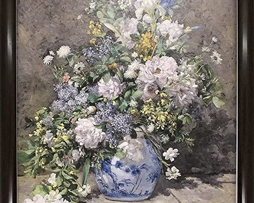 オーギュスト・ルノワール 絵画 春の花 額縁 春の花 オーギュスト・ルノワール 絵画 - メルカリ