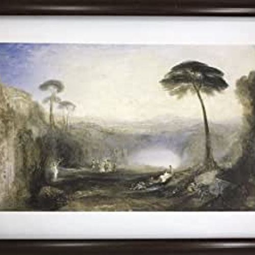 ジョゼフ・マロード・ウィリアム・ターナー 金枝 A4 ポスター 輸送用