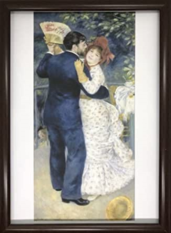 ピエール＝オーギュスト・ルノワール A4 ポスター 田舎のダンス 輸送用