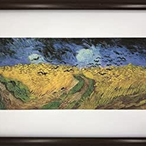 フィンセント・ファン・ゴッホ カラスのいる麦畑 A4 ポスター 輸送用
