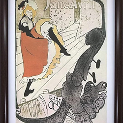 アンリ・ド・トゥールーズ＝ロートレック ジャンヌ・アヴリル A4