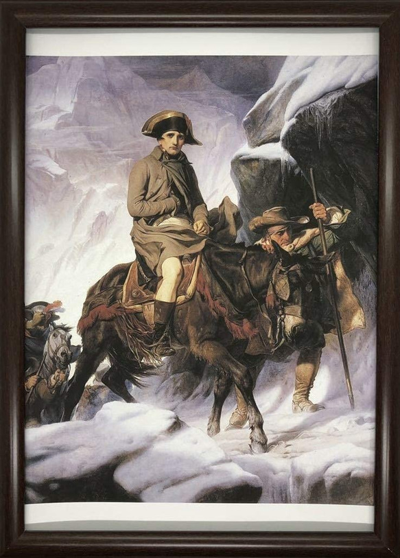 ポール・ドラローシュ アルプスを越えるボナパルト A4 ポスター 輸送用