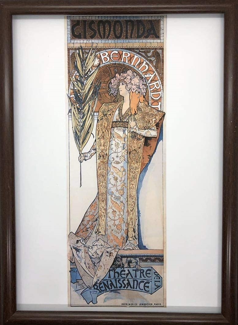 Gismonda アルフォンスミュシャ 絵 絵画 アート Art ミュシャ 額縁 アルフォンス・ミュシャ *Gismonda