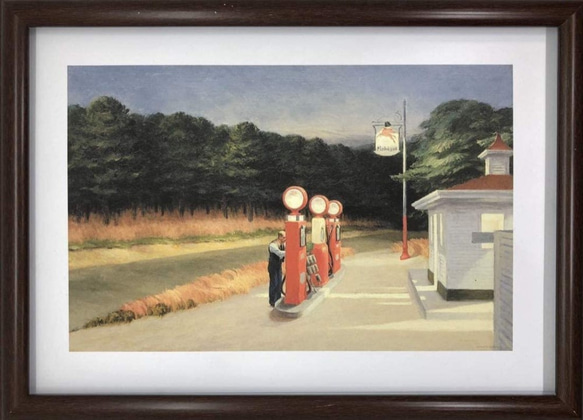 デンマーク限定！画家【エドワード・ホッパー】希少ポスター額入り 楽天市場】エドワード・ホッパー 額入りアートポスター EH01-02