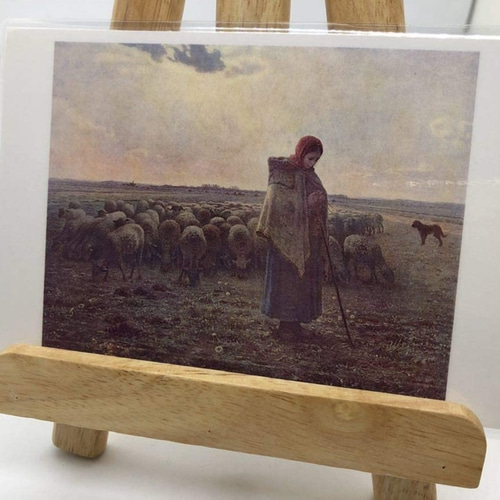 ジャン＝フランソワ・ミレー ポストカード 3枚セット ラミネート加工済