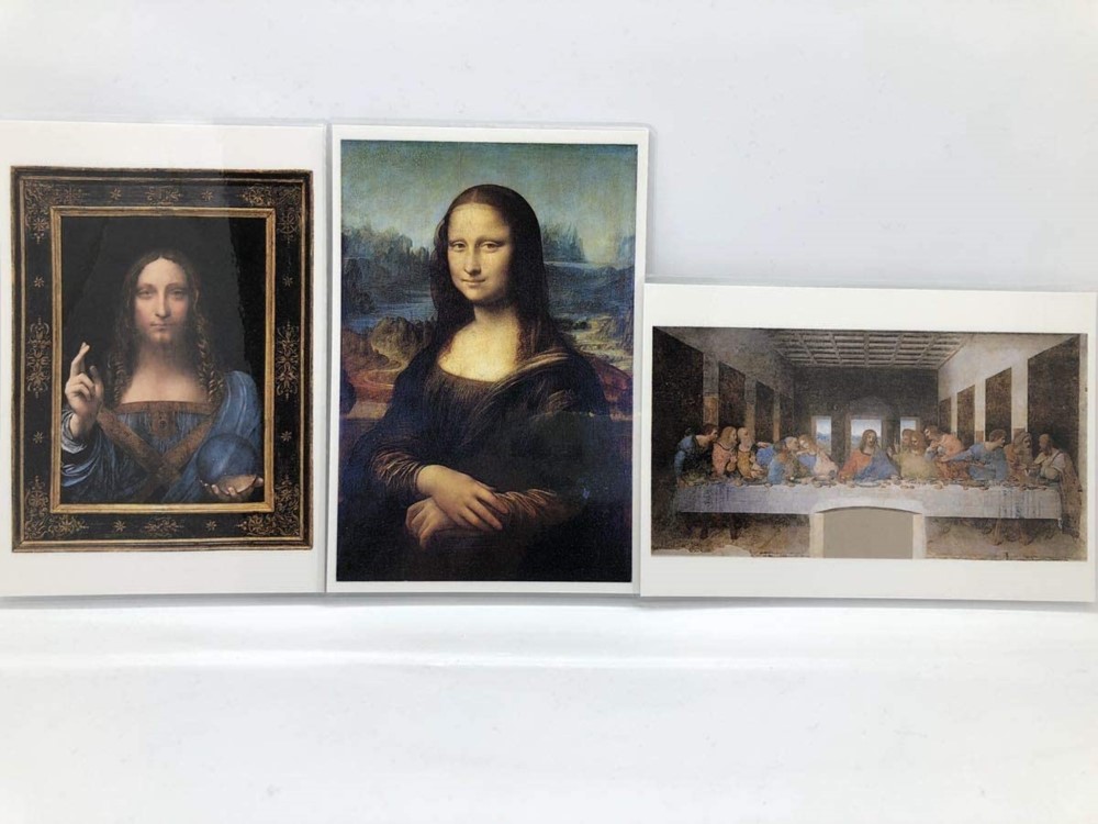 モナリザ』 ダ・ヴィンチ 6号 立体複製名画 額装付 【ポイント5