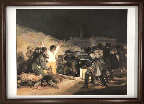 フランシスコ・デ・ゴヤ マドリード、1808年5月3日 A4 ポスター 輸送用