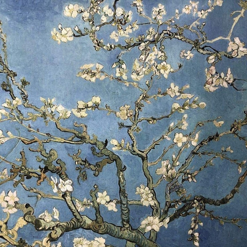 フィンセント・ファン・ゴッホ 花咲くアーモンドの木の枝 A4