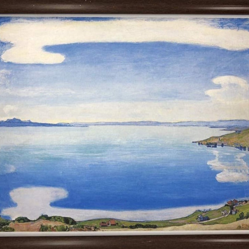 フェルディナント・ホドラー シェーブルから見たジュネーヴ湖 A4