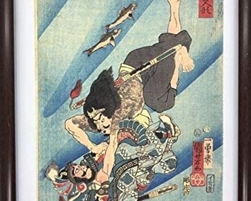 【真作】月岡芳年　有名シリーズ　月百姿「つきのかつら　呉剛」1886年当時作 Japanese Print 