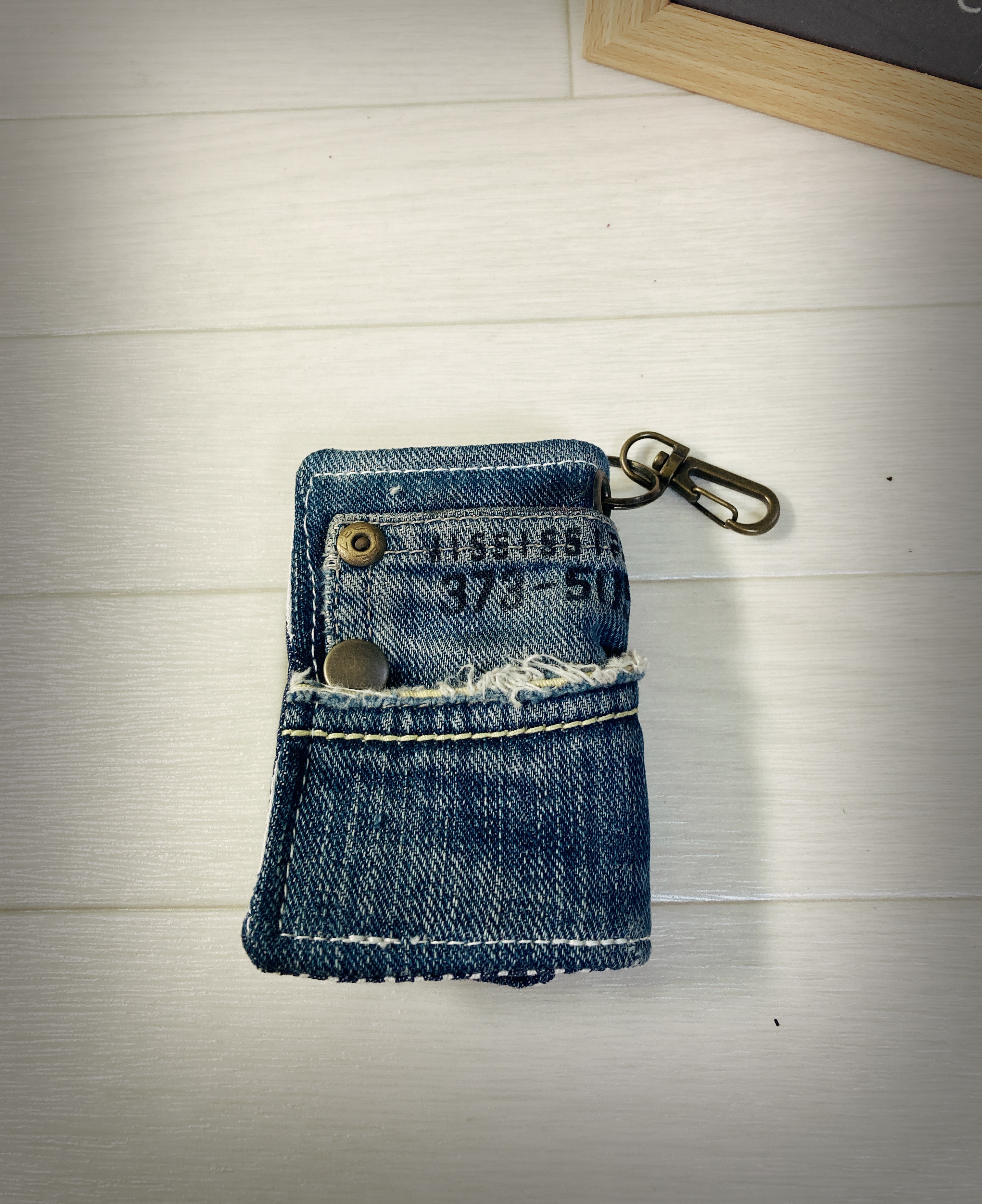 デニムキーケース リメイク ハンドメイド キーケース M.MARI 通販