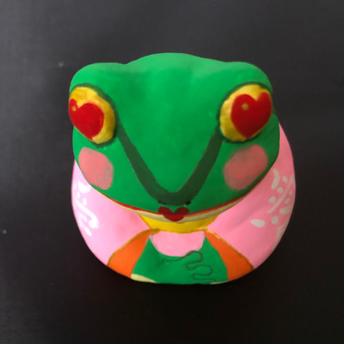 かえる姫 その他置物 アート創作人形 悠 通販 12041231｜Creema