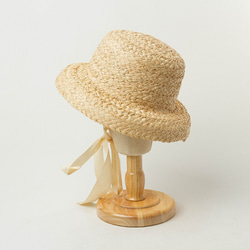 麦わら セーラー帽子 子供用 ストローハット 帽子（大きなつば） 9枚目の画像