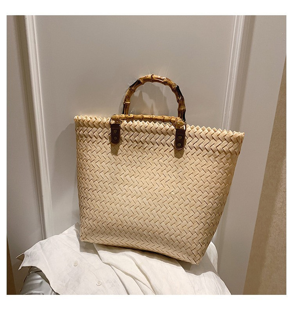 Bambu Hand Beach Handbag 手編包（攝影、日常用） 第7張的照片