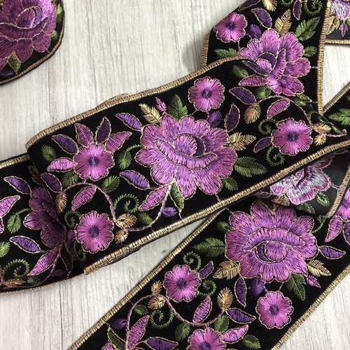 紫色 花模様 付け帯 リボン型 紫色花柄浴衣・リボン帯セット 楽天市場】