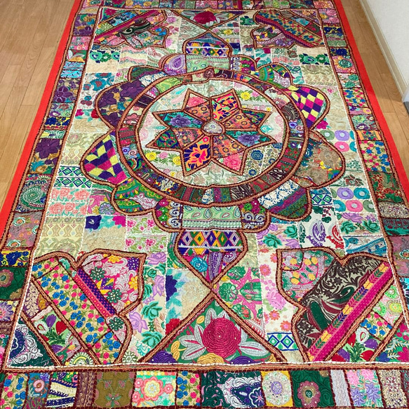 展示品　スプリングヴァレー　ビンテージパッチワーク　ラグ　絨緞　カーペット VINTAGE PATCHWORK ビンテージパッチワーク - ラグ・カーペット