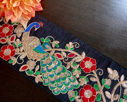 鳳凰、着物リメイク暖簾、刺繍加工、横~117丈~69 縁遠い 鳳凰、着物リメイク暖簾、刺繍加工、横~117丈~69 縁遠い