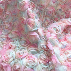 薔薇 花 レインボー ミルキーカラー メルヘン チュールレース 結婚式 ブーケ 虹色 ブライダル リングピロー ピンク 8枚目の画像