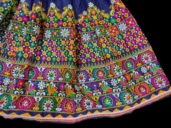 インド刺繍スカート ロングスカート エスニック アジアン インド刺繍スカート ロングスカート エスニック アジアン