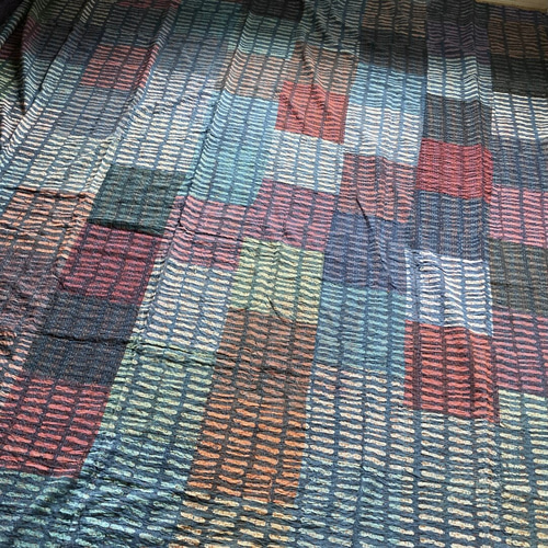 インド手刺繍 ベッドカバー パッチワーク ラリーキルト インド手刺繍 ベッドカバー パッチワーク ラリーキルト