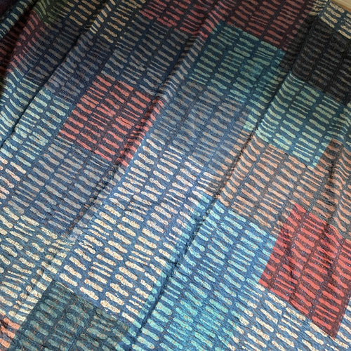インド手刺繍 ベッドカバー パッチワーク ラリーキルト エスニック 布
