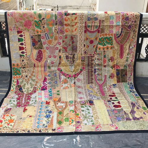 パッチワーク ハンドメイドラグマット