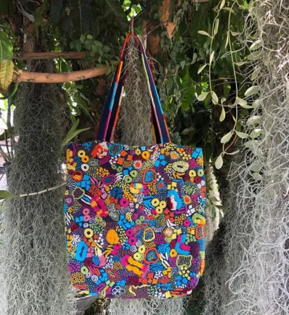 ハンドメイド手刺繍バッグ ハンドメイド手刺繍バッグ クラシック