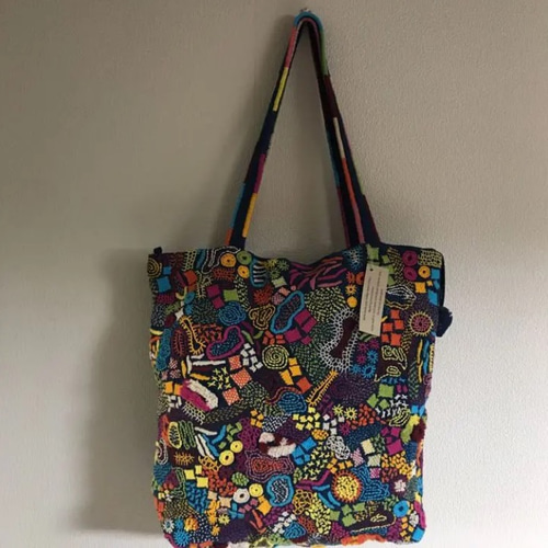 チェンマイ 刺し子 手刺繍 バッグ タイ ハンドメイド ハンドステッチ