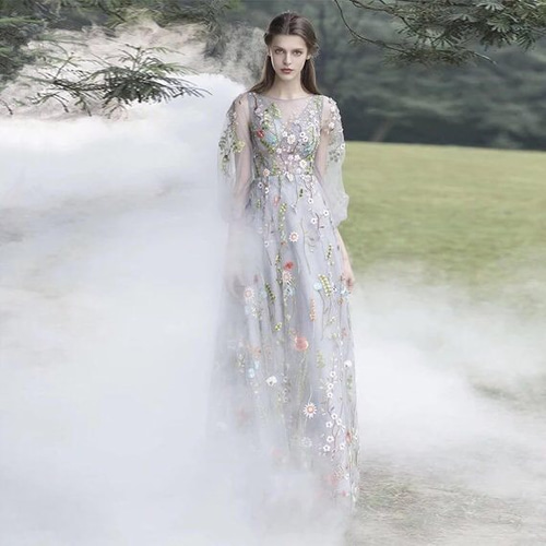 フランスアンティーク立体の花びら チュールレース ウエディング用 花かご&リース file.jpg