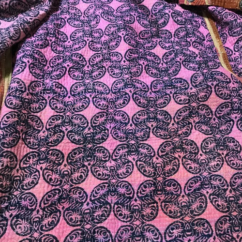 インド 手刺繍 ラリーキルトコート 刺し子 カンタ刺繍 ハンドメイド 