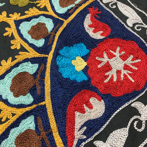 ウズベキスタン スザンニ スザニ 手刺繍 ベッドカバー 刺し子 ウズベキスタン スザンニ スザニ 手刺繍 ベッドカバー 刺し子