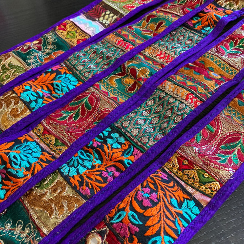 インド伝統刺繍アンティークテキスタイル 楽天市場】〔各色あり〕〔1m単位切り売り〕テキスタイルの伝統息づく