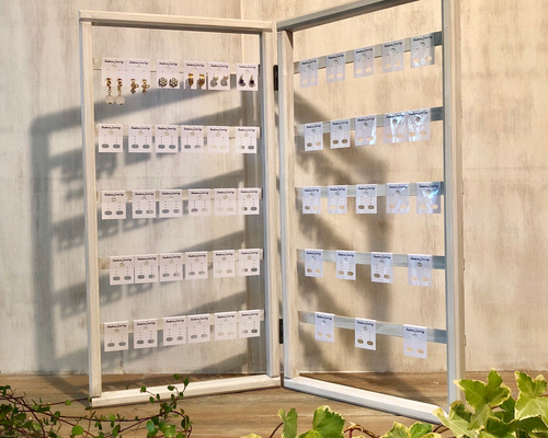 展示用】ホワイトドロップ イヤリング ピアス 【公式通販】