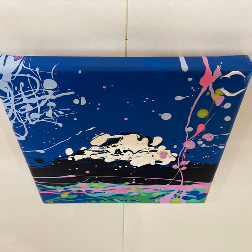 富士山の絵⚫︎運気アップ・アクリル画・現代アート・アートパネル 
