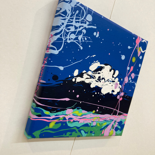 富士山の絵⚫︎運気アップ・アクリル画・現代アート・アートパネル 
