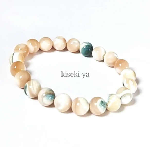 ◇夜光貝◇天然石ブレスレット ブレスレット kisekiya 通販