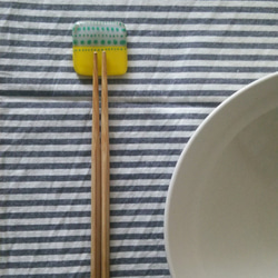 coloree筷子休息黃色+米色 第2張的照片
