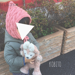 SALE✩あったかKOBITO帽✩ 4枚目の画像