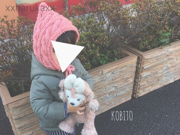 SALE✩あったかKOBITO帽✩ 4枚目の画像