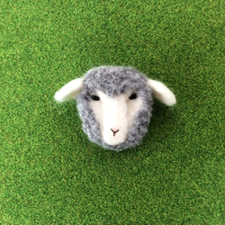 羊さんのブローチ2【受注製作】 2枚目の画像