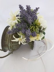 オーダーメイド参考商品⑫トスブーケ～Cute～ラベンダーとフランネルフラワー