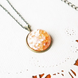 アイリス　ヴィンテージ　ペンダント 1930's Iris Glass Pendant Top（1930年代 アイリスガラス