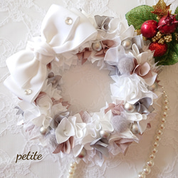 リボンリース・Christmas wreath 1枚目の画像